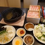 しゃぶ葉 - 豚バラ食べ放題コース1539円