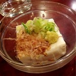 江戸川橋　加賀廣 - 手作り冷やっこ