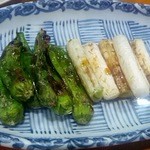 八たん - ししとう・ねぎ焼き（380円）