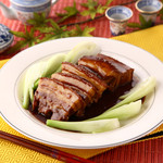 蘭 - 料理写真:豚角煮のチンゲン菜添え 青菜扣肉