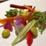 アルティスタ， - 秋野菜のバーニャカウダ