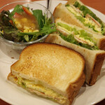 珈琲館 - 珈琲館のハウスサンド