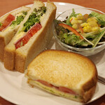 珈琲館 - ミックスサンド