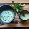 Seiganjinai Saryou Kissa Ko - 喫茶去ぷりんセット、抹茶ラテに変更　800円税込