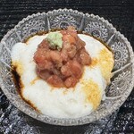 和牛lab K - トモサンカクタタキ＆大和芋＆酢飯