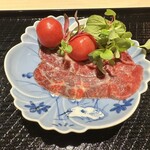 和牛lab K - サーロインの生ハム＆フルーツトマト