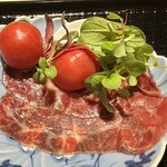 和牛lab K - サーロインの生ハム＆フルーツトマト