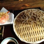 Tadoshiyamasoba Enishi - ざる蕎麦のざるが逆さになってるのには理由があります ※レビューにコメントあり