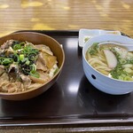 八割うどん - 　豚丼のセット