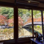 橋本屋 - 店内からの風景