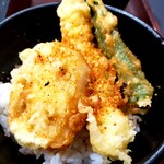 そば政 - ミニミニ天丼