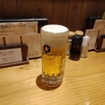 牛たん料理 閣 - 生ビール