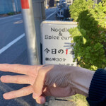 ヌードル＆スパイスカレー 今日の1番 - 30回目を，ありがとうございます！
