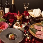 Kanzen Koshitsu Shabushabu Kyuu - 特製ケーキ付のクリスマスコース