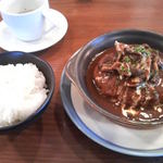 グリーティング - きまぐれらんち、愛情たっぷり煮込みハンバーグセット1000円