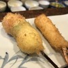 串匠 - うずらの玉子、エビがすぐに出てきました