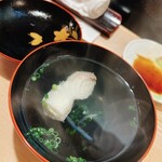 Tachibana Sushi - 鮃のお吸い物