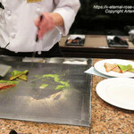 鉄板焼ステーキ 一ッ葉ミヤチク - 