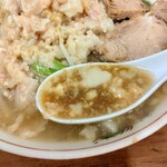 ラーメン二郎 - 固形アブラも旨いのよ