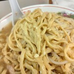 ラーメン二郎 - 一気に天地返し