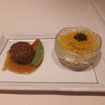 賛田飯店 - 鮑、春雨とキャビア