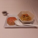 賛田飯店 - 蒸した上海蟹と生姜湯