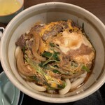Nsugi Chaya - 牛肉と玉ねぎの特製卵とじうどん【2023.11】