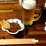 ごはんBAR Api - お通しカレー＆ビア
