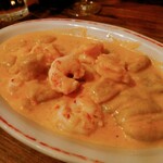 里芋ニョッキの海老クリーム