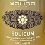 Cucina italiana&Pizzeria ZUCCA - Soligo Solicum Velar Conegliano Valdobbiadene Prosecco Superiore Brut Natureという異常に長い名前の白ワインでスタート