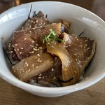 michinoekiminatoma-resuttsu - ブリの漬け丼