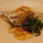 緒方 - 内子と身を混ぜて　ジュレ掛け