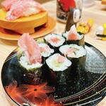 Sushiyuukan Asahi - トロ鉄火巻き
                        回転寿司のクオリティじゃな⤴︎⤴︎