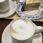 ドトールコーヒーショップ - 友人はどら焼き