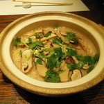 茶良ら - 松茸の炊き込み土鍋御飯