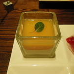 茶良ら - 豆乳のパンナコッタとオレンジゼリー