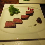 茶良ら - 日山牛のサーロイン①