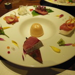 茶良ら - 本鮪の中トロと鰤