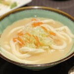 居酒屋　笑顔 - 吉田うどん）ダゴ汁に近い感じ