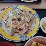 Taiwan Ryourikin Kirin - 蒸し鶏のネギソースかけ定食