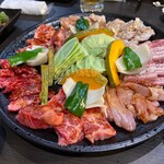 海鮮焼肉 たねや - 特盛りセット