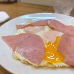 大衆酒場 富士川 - ハムエッグ