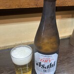 西町大喜 - 瓶ビールはスーパードライ