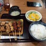 Ganso Yakitori Kushi Hacchin - やきとり定食