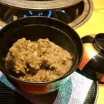 牛肉割烹 自雷也 - 料理写真:秘伝ふすべ餅