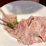 牛肉割烹 自雷也 - 特選前沢牛