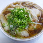 本家 第一旭 - ラーメン＋肉増し（チャーシュー・シロ）('13.10)