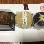 千寿庵 - 塩生わらびもち、かぼちゃ大福、薄皮饅頭