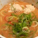 山勝麺三 - 鶏と豚骨のダブル白湯の濃厚ドロドロだが、くどくない、スープ！！＼(◎o◎)／！！