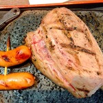 感動の肉と米 - ロースステーキ   ソーセージ